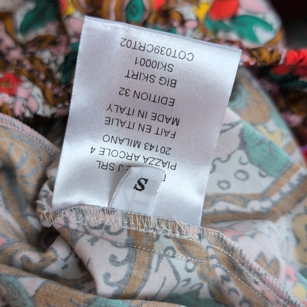NWOT La DoubleJ Big Skirt - Corte White Rust - Picture 5 of 6